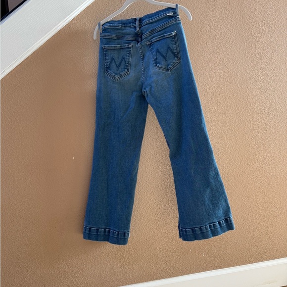 MOTHER Button-Up Blue Wide Leg Jeans - Picture 2 of 4